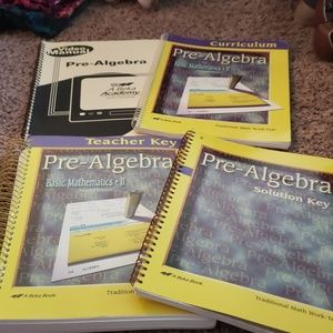 A Beka pre algebra set